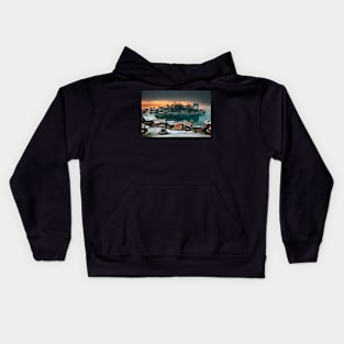 Heavy clouds over Isetwald Kids Hoodie